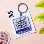 Manzil Sa Aga Bhar Kr - Urdu Quote Acrylic Keychain