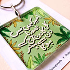 Umeed Kabhi Nhi Chorna - Urdu Quote Acrylic Keychain