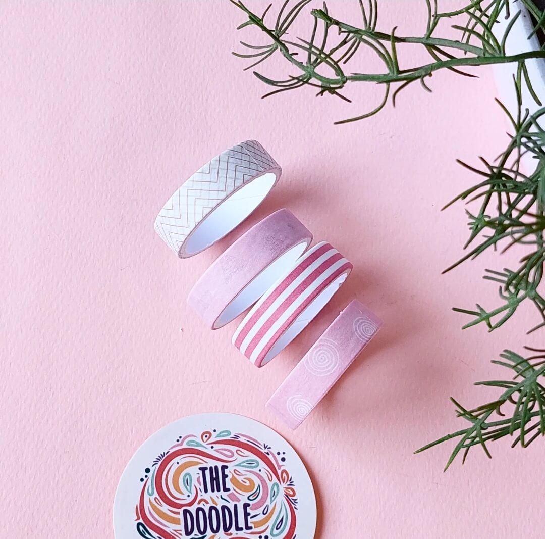 Ornamental Pink Washi Tapes