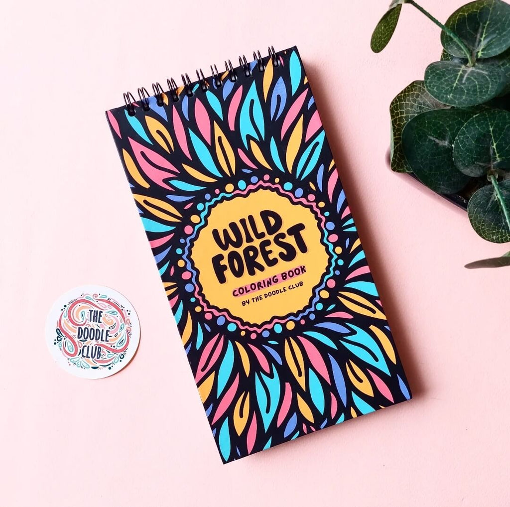 Wild Forest Coloring Book