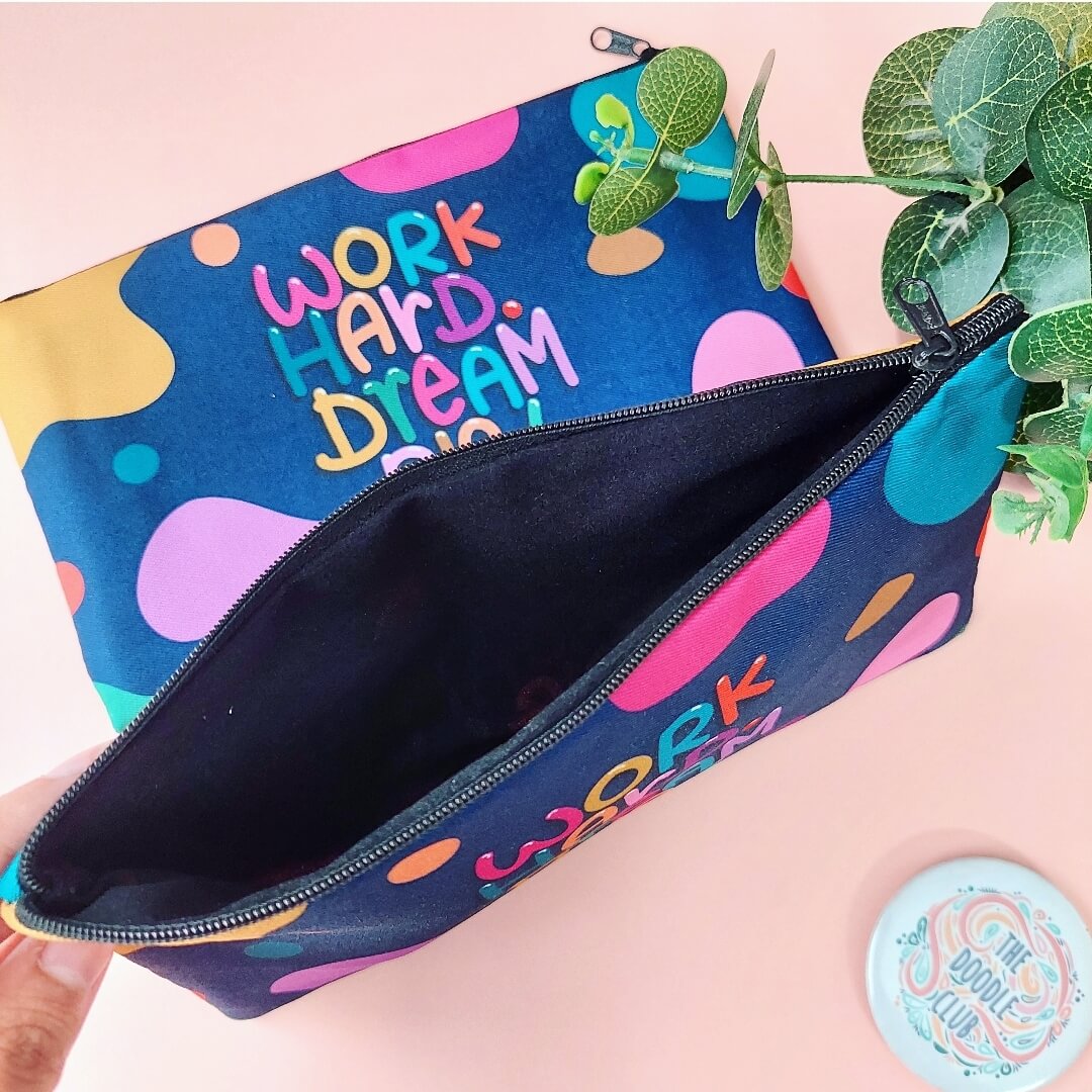 Work Hard Dream Big Pouch