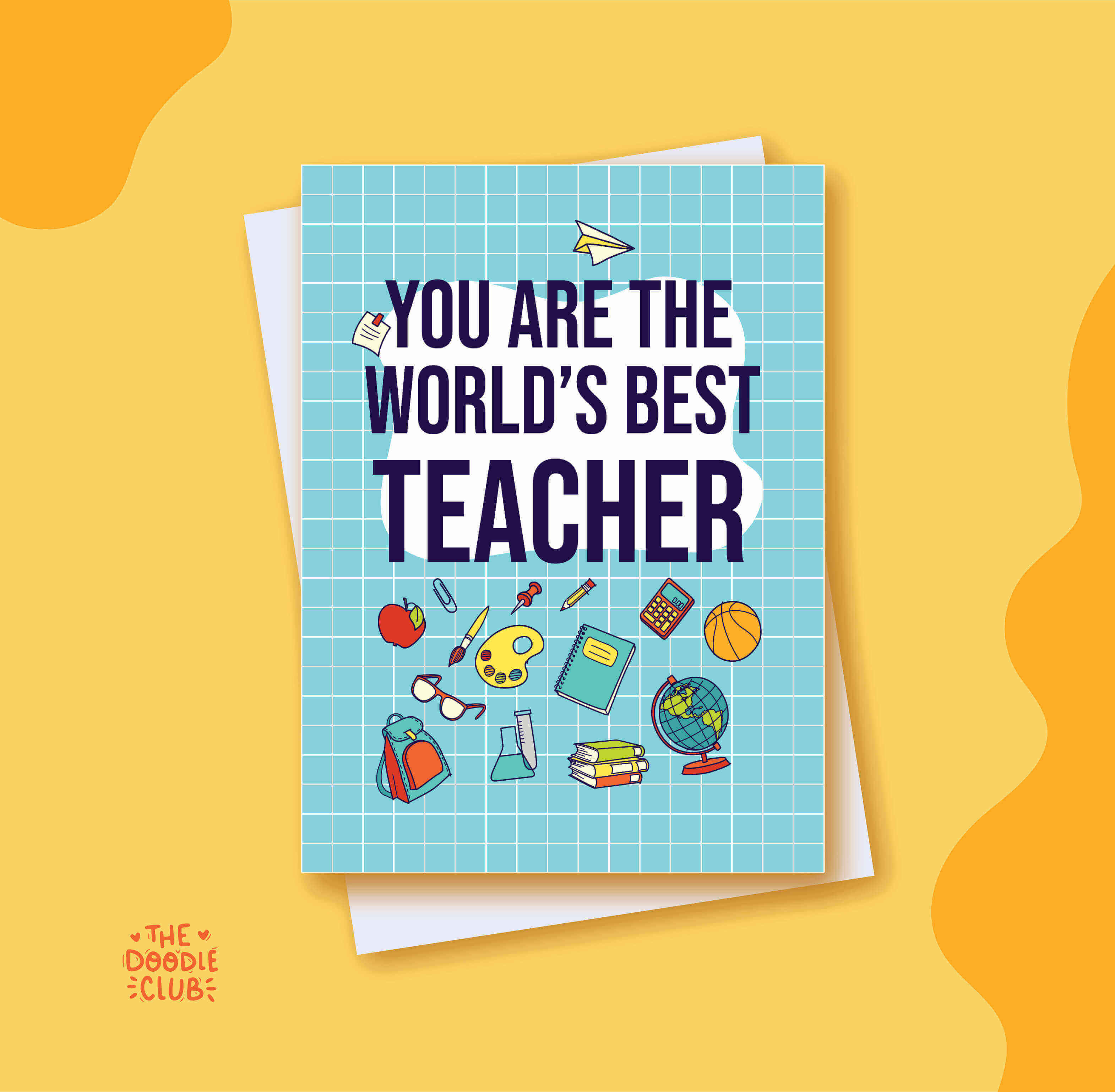 World's Best Teacher - Greeting Card