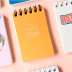 Sun Minimalistic Yellow Mini Notepad