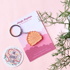 Yellow Sun Ocean Acrylic Keychain