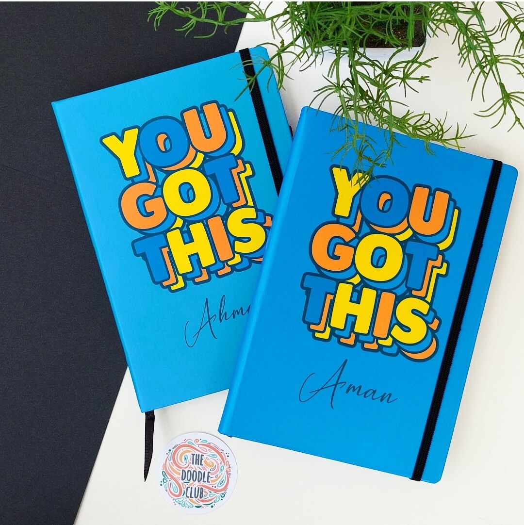 You Got This Named Journal - Aqua Blue (Pre-paid)