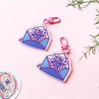 You Matter Acrylic Pink Hooks Keychain